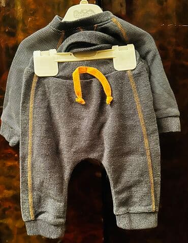 oglan qiz dest geyimler: Uşaq dəsti, Uniseks, 3 - 6 ay — 2