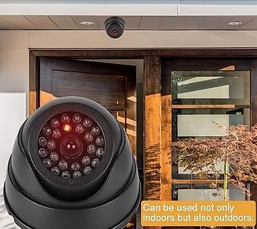 Videokameralar: Saxta Dome Təhlükəsizlik Kamerası (simulyasiya) - Real kameraya — 2