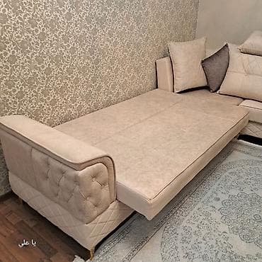 divan satisi: Künc divan, İşlənmiş, Açılan, Bazalı, Vеlur parça, Çatdırılma yoxdur — 4