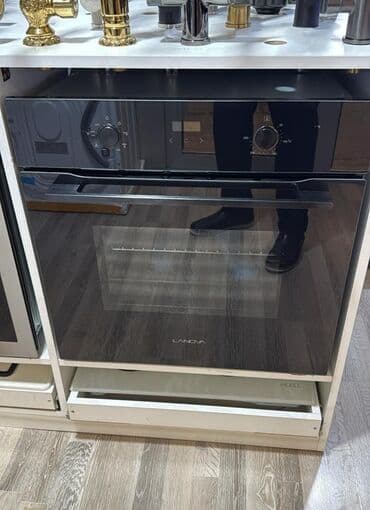 dxovka qiymetleri: Духовка Lanova, Электрическая, цвет - Черный, Встраиваемая, Новый — 1