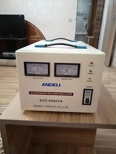 Yeni, Ev üçün, 3 faza, Gərginliy stabilizatoru, 220/380 V, Ödənişli çatdırılma, Kredit yoxdur