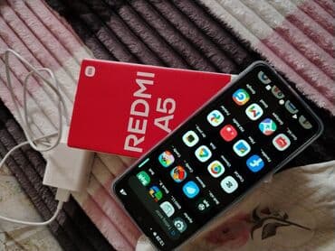 redmi a5 qiyməti: Redmi A5, 128 ГБ, цвет - Черный, Отпечаток пальца — 1