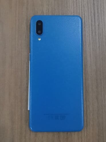 настольная посудомоечная машина в баку: Samsung Galaxy A02, 32 ГБ, цвет - Голубой, Две SIM карты — 2