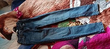 Джинсы: Джинсы, XS, S, 2XS, цвет - Голубой — 1