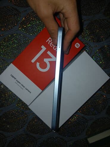 чехол на телефон fly: Redmi 13, 128 ГБ, цвет - Голубой, Сенсорный — 4