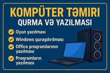 baki lenkeran avtobus vaxtlari: Kompyuter və noutbuk təmiri, windows quraşdırılması, oyun yazılması — 1