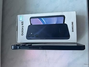 ipad mini a17 pro: Samsung Galaxy A15, 128 GB, rəng - Göy, Zəmanət, İki sim kartlı, Face ID — 4