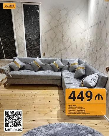 Künc divan, Açılan, Bazalı, Parça, Şəhərdaxili pulsuz çatdırılma