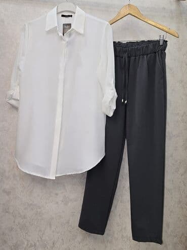 Lincoln: Zena qadın köynəyi - Klassik düz kəsim, yüngül və axıcı parça - Gizli — 2