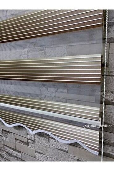 hasar ustu jaluzler: Zebra tipli pərdələr, həm jalüz, həm də pərdə funksiyalarını — 8