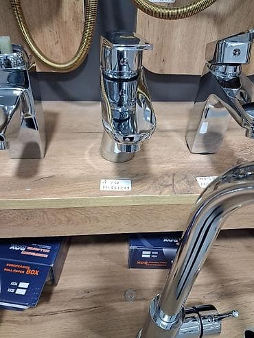 Birleverli xrom qarışdırıcı kran – lavabo üçün. - Müasir, kompakt — 2