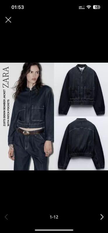 ваза для цветов: Zara - cins kurtka Bir iki defe geyilib 
teze kimidir — 2