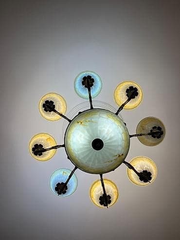 dam: Çılçıraq, 9 lampa, Metal — 2