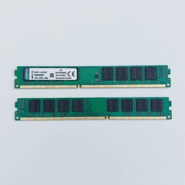 Информатика: Оперативная память (RAM) Kingston, 4 ГБ, 1333 МГц, DDR3, Для ПК, Новый — 4