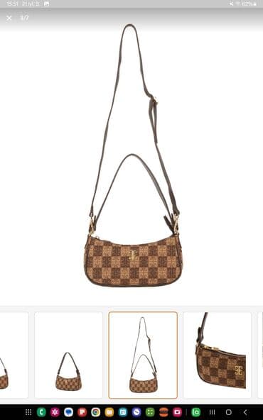 qaşlı çanta: Orginal pier cardin. çanta oz parca cantasinda satilir icerisinde — 1