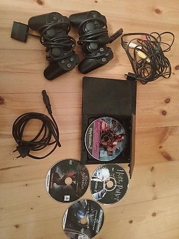 tv camera samsung: PlayStation 2 paketi - Konsol: PlayStation 2 (slim korpus), disk — 1
