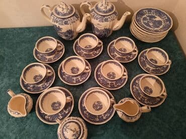 alman servisi: Çay dəsti, rəng - Ağ, Farfor, Villeroy & Boch, Almaniya — 1