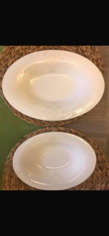 paltaryuyan servis: Nahar dəsti, rəng - Ağ, Farfor — 1