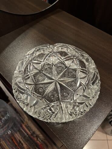 пепельница: Пепельница хрустальная — 1