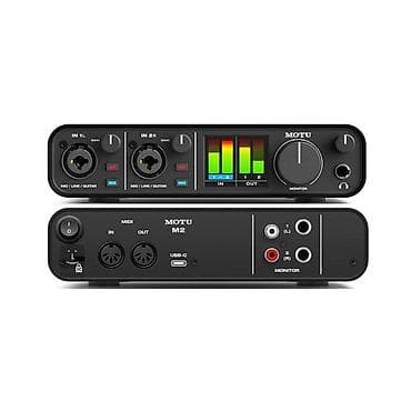 Elektronika: MOTU M2 – USB-C audio interfeys Vəziyyət: ideal Daxildir: interfeys + — 1