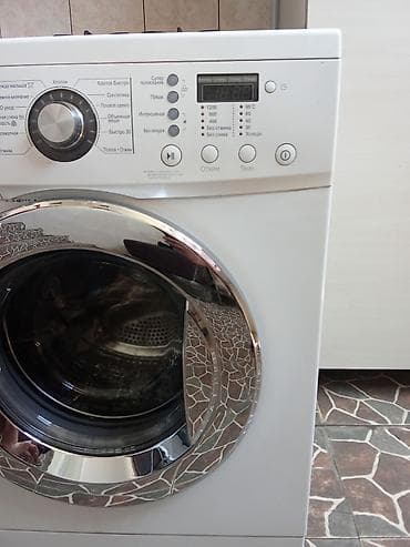 paltar yuyan mawln: Paltaryuyan maşın LG, 8 kq, İşlənmiş, Avtomat, Qurutma var, Pulsuz çatdırılma — 5