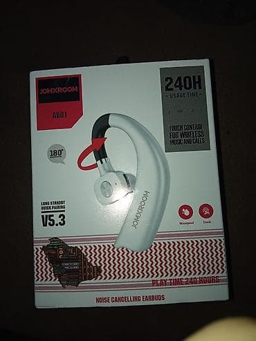 kredit komputer: JOMXROOM AB01 mono Bluetooth qulaqlıq - Bluetooth versiyası: V5.3 – — 1