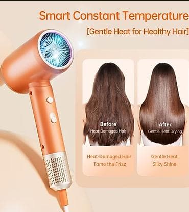 hava cəkən: 2400W Yüksək Sürətli Fen – Peşəkar 3‑ü 1‑də üfürmə, forma və qulluq — 3