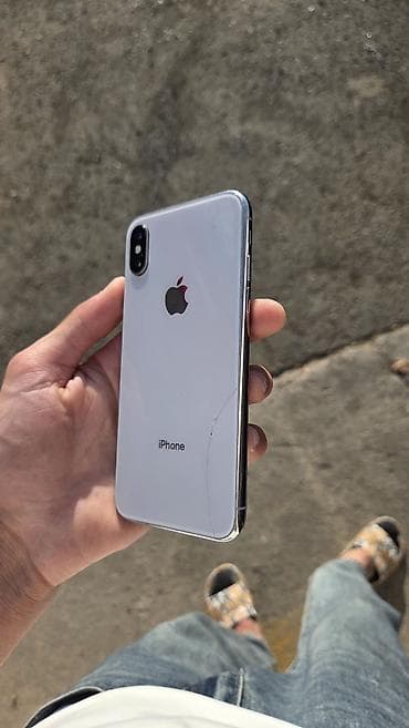 IPhone X, 64 ГБ, Серебристый, Face ID — 2