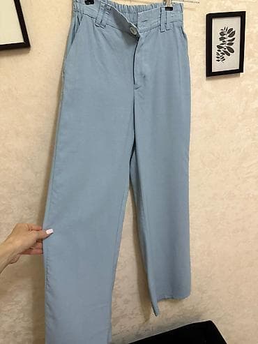 desd geyimler: Bershka qadın kostyumu – açıq göy rəngdə - Brend: Bershka - Dəst — 6