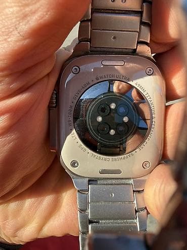 Qadın ayaqqabıları: İşlənmiş, Smart saat, Apple, Suya davamlı, rəng - Gümüşü — 1