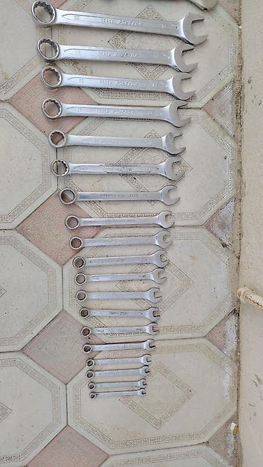 Ручные механические инструменты: Alət dəsti – müxtəlif növlər və ölçülər Mühəndislik, avtomobil və — 1