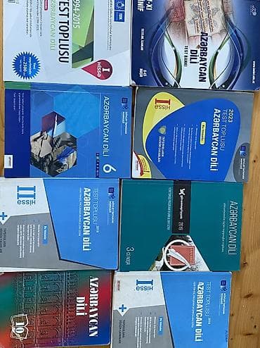 array informatika pdf: Məhsul: Azərbaycan dili üzrə dərslik və test topluları dəsti Tərkib — 1