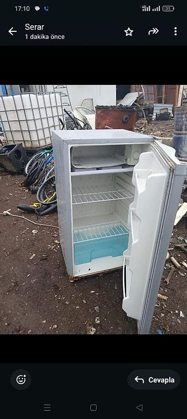 x96 mini: Mini Soyuducu Satılır, rəng - Boz — 2