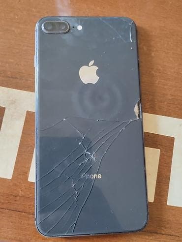 iphone ilə barter: IPhone 8 Plus, Qara, Qırıq — 2
