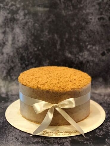 2 mertebeli tortlar: Ev üsulu “Medovik” bal tortu - Klassik reseptlə, çoxqatlı bal biskvit — 4