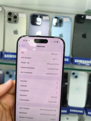 ayfon 11 zəngi: IPhone 16 Pro, Qara, Simsiz şarj — 9