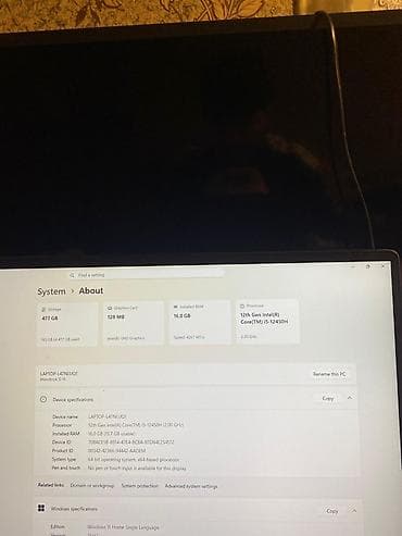 ucuz plansetler: Huawei MateBook D 16 noutbuk Texniki xüsusiyyətlər: - Ekran: 16 düym — 4