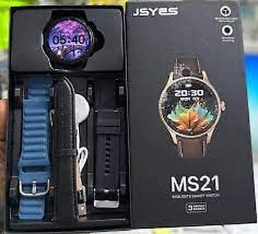 Kateqoriya: Smart saatlar Brend: Jsyes Model: MS21 Watch Black — 1