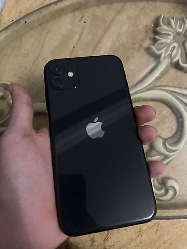 iphone ikinci el 11: IPhone 11, 128 GB, Qara, Simsiz şarj, Face ID — 2