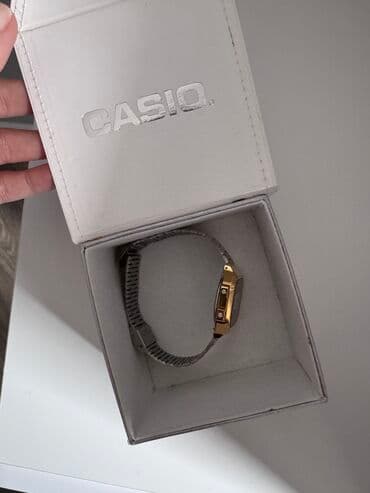 elektron saat oyrənmək: İşlənmiş, Qol saatı, Casio, rəng - Qızılı — 5