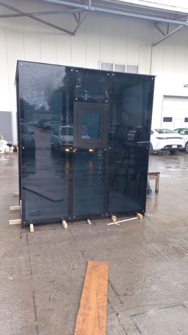 kiosk: Mühafizə Butkaları. Şüşəli. Plastik. Alüminium. 150x150 — 5