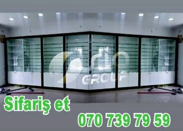 bar mebel: Aptek vitrin mebeli sifarişi — 1