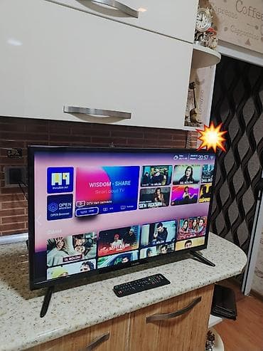 Ficher 82 led ekran smart full hd daxili tuneri krosnusu var tezedir