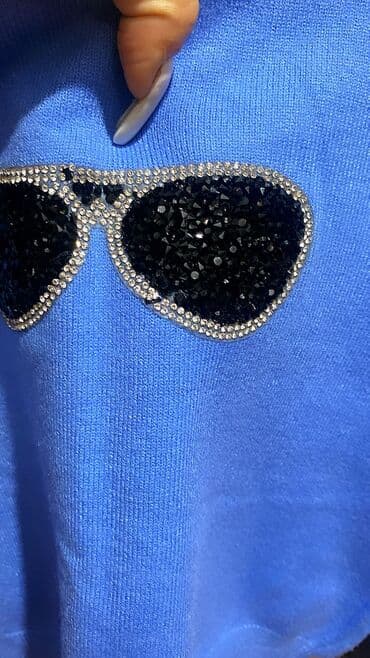 женские свитшоты с принтом: Anqorka kofta satiram tezedi geyinilmeyib s-m razmere gedir — 3