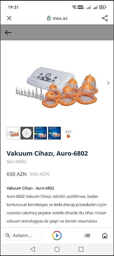 Vakuum massaj lalafo.az -da Vakuum massaj