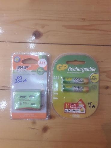 ucuz maqintafon: Telefon daşları baterka batery ev telfonu(akumilyator) təmiz orginal — 1