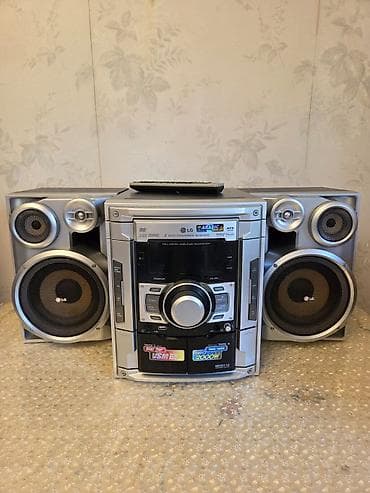 LG mini audio sistemi – 3 hissəli kompakt musiqi mərkəzi