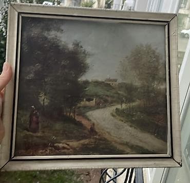 Sadəcə altdakı nömrenin whattsappına baxılır Yağlı boya tablo – kənd