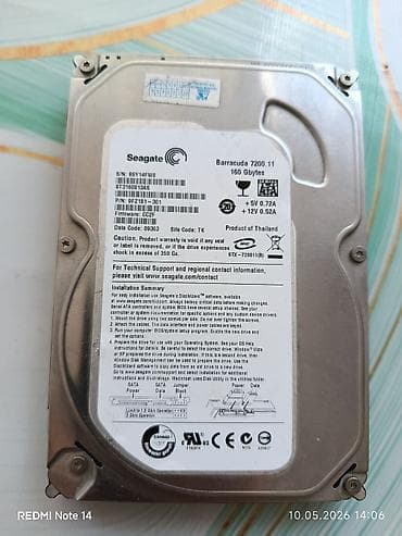 iphone ehtiyyat: Daxili Sərt disk (HDD) Seagate, < 120 GB, 7200 RPM, 3.5" — 1