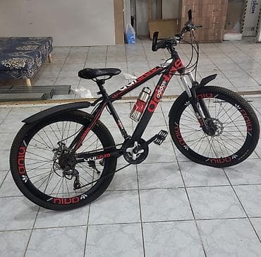 mini velosiped: Dağ velosipedi – 26 düym - Rəng: qara/qırmızı dizayn - Çərçivə — 1
